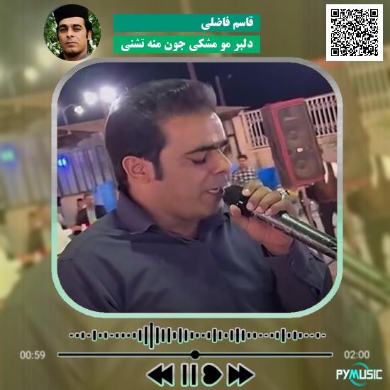 دانلود آهنگ دلبر مو مشکی جون منه تشنی قاسم فاضلی